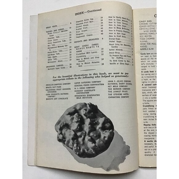 250 Ways to Make Candy Cookbook Culinary Arts Institute 15 Softcover Vintage - Picture 6 of 9